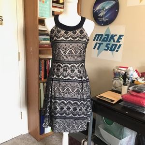 Ryan Michelle Lace Dress; Petite Large